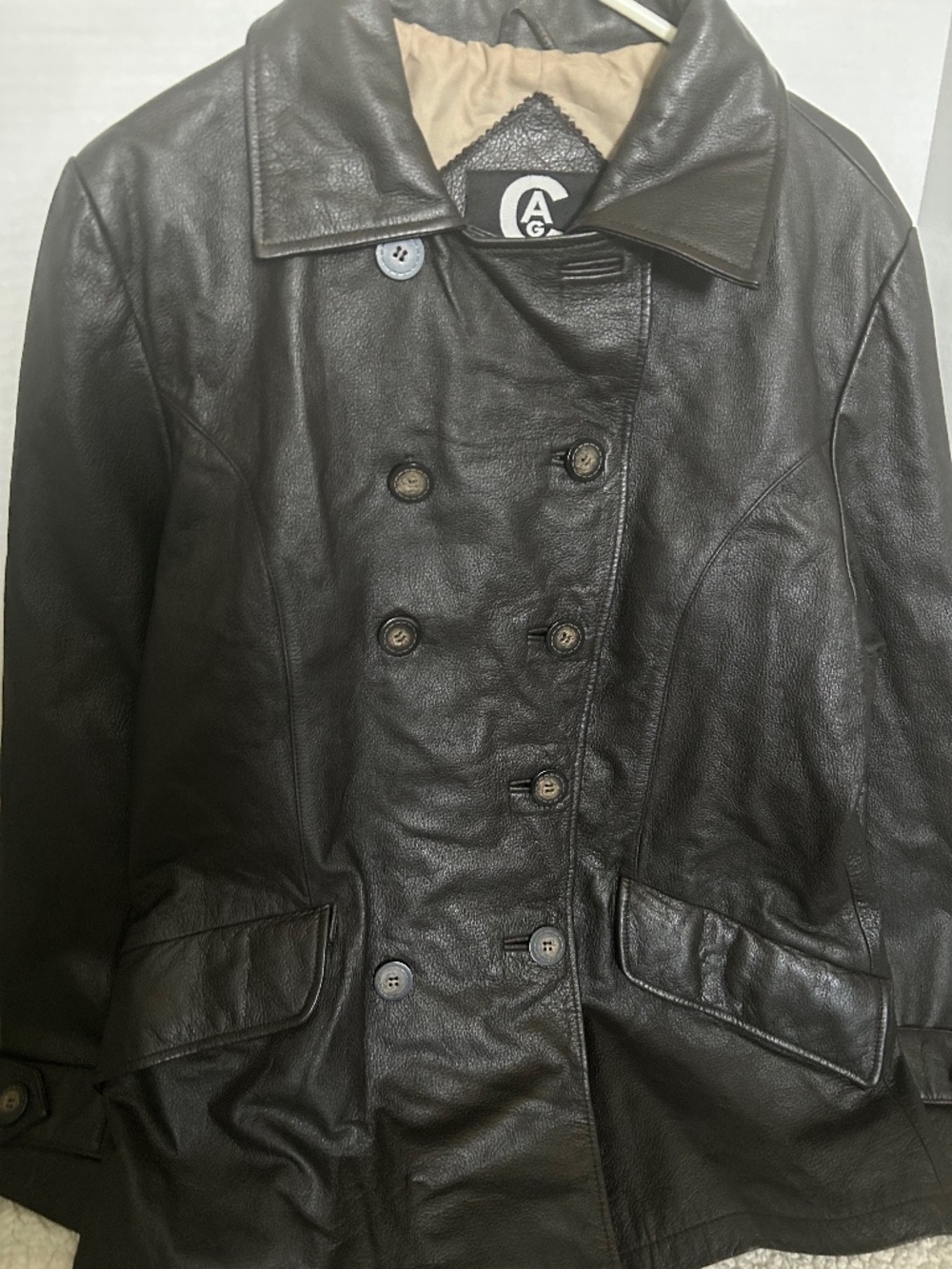 COMINT leather jacket